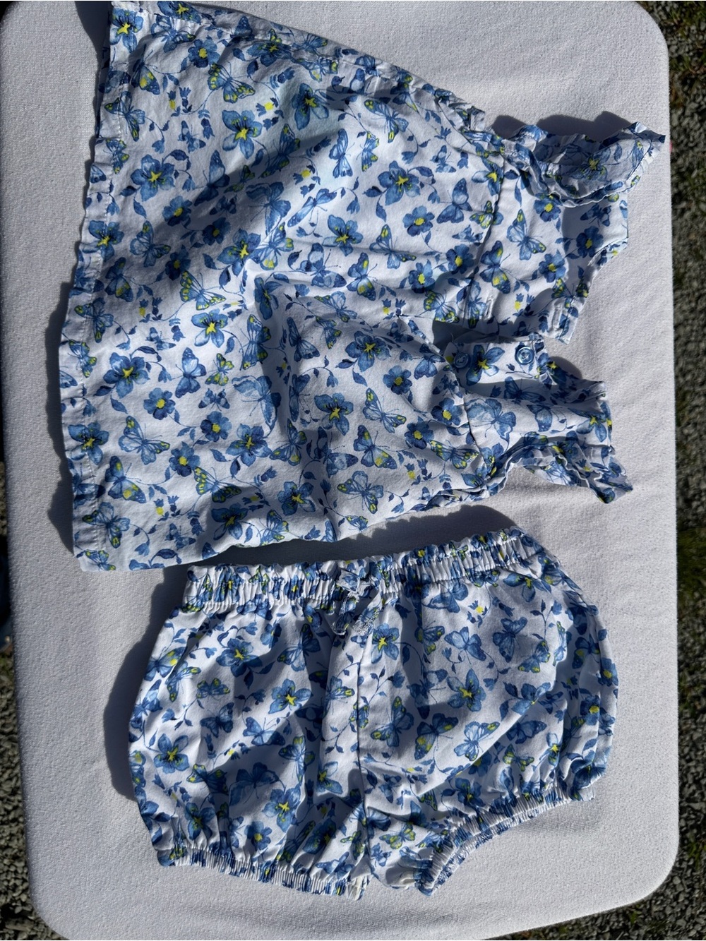 3-Pack Girls' Sleeveless Bodysuits & Romper - Unicorns, Floral, Pink Trim(44) - Picture 3 of 7
